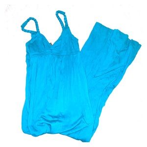 Lucky Brand Blue Maxi Dress